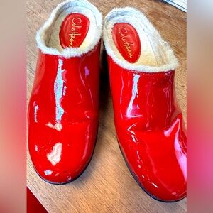 Cole Haan patent leather clogs